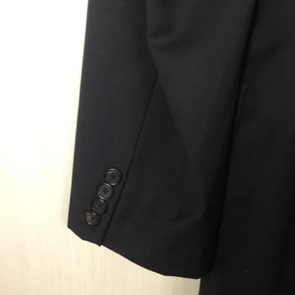 HUGO BOSS Men's Black Sport Coat Blazer 100% Wool Size 40 Reg - Picture 7 of 11